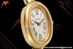 Cartier - Baignoire Ladies 24.6mm YG/YG White Roman Size 16 BLSF Swiss Quartz