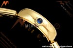 Cartier - Baignoire Ladies 24.6mm YG/YG White Roman Size 16 BLSF Swiss Quartz