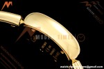 Cartier - Baignoire Ladies 24.6mm YG/YG White Roman Size 16 BLSF Swiss Quartz