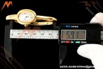 Cartier - Baignoire Ladies 24.6mm YG/YG White Roman Size 17 BLSF Swiss Quartz