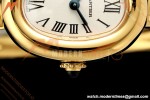 Cartier - Baignoire Ladies 24.6mm YG/YG White Roman Size 17 BLSF Swiss Quartz