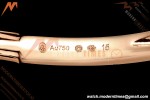 Cartier - Baignoire Ladies 24.6mm RG/RG White Roman Size 15 BLSF Swiss Quartz