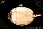 Cartier - Baignoire Ladies 24.6mm RG/RG White Roman Size 17 BLSF Swiss Quartz