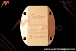 Cartier - Baignoire Ladies 24.6mm RG/RG White Roman Size 17 BLSF Swiss Quartz