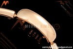 Cartier - Baignoire Ladies 24.6mm RG/RG White Roman Size 17 BLSF Swiss Quartz