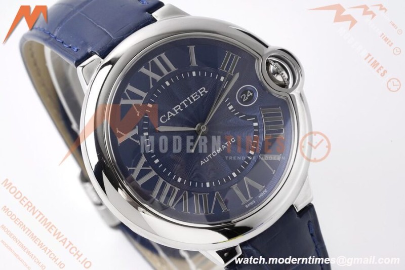 Cartier - Ballon Bleu De Cartier 42mm Automatic SS/LE Blue AF A2892