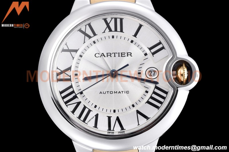 Cartier - Balion Bleu De Cartier 42mm Automatic YG/SS White GDF MY8215