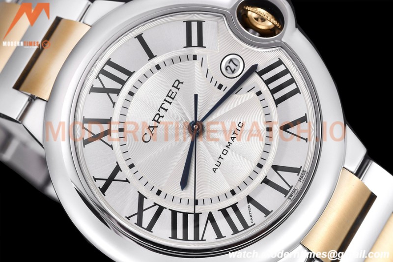 Cartier - Balion Bleu De Cartier 42mm Automatic YG/SS White GDF MY8215