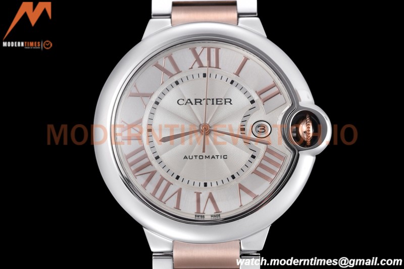 Cartier - Balion Bleu De Cartier 42mm Automatic RG/SS White GDF MY8215