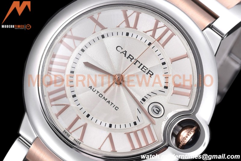 Cartier - Balion Bleu De Cartier 42mm Automatic RG/SS White GDF MY8215