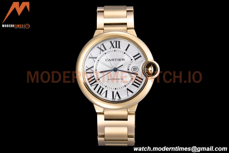 Cartier - Ballon Bleu De Cartier 42mm Automatic YG/YG White GDF MY8215