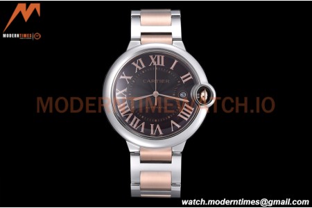 Cartier - Balion Bleu De Cartier 42mm Automatic RG/SS Black GDF MY8215