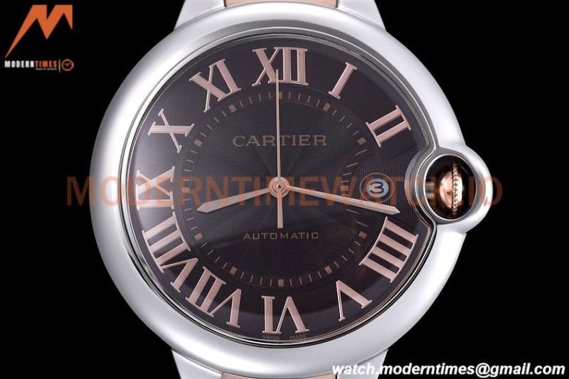 Cartier - Balion Bleu De Cartier 42mm Automatic RG/SS Black GDF MY8215