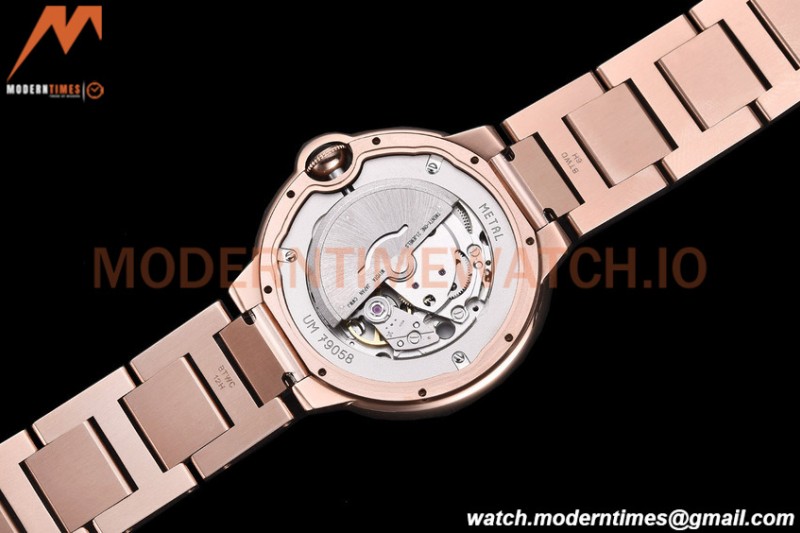 Cartier - Balion Bleu De Cartier 42mm Automatic Diamond RG/RG White GDF MY8215