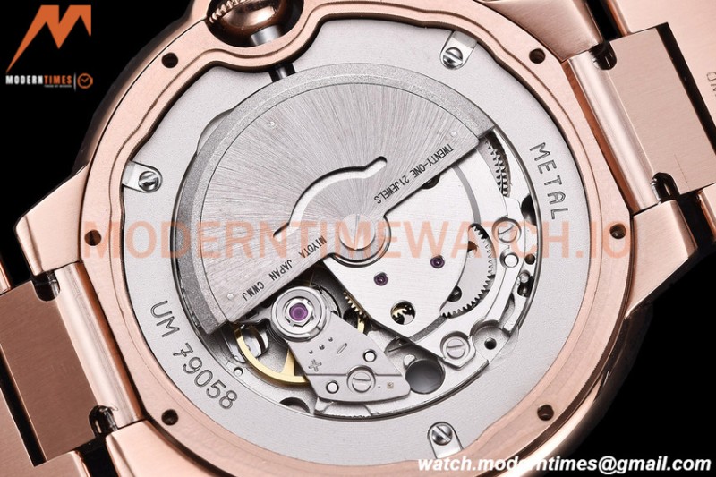 Cartier - Balion Bleu De Cartier 42mm Automatic Diamond RG/RG White GDF MY8215