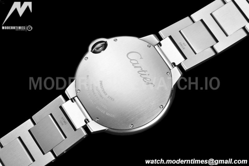 Cartier - Balion Bleu De Cartier 42mm Automatic Diamond SS/SS White GDF MY8215