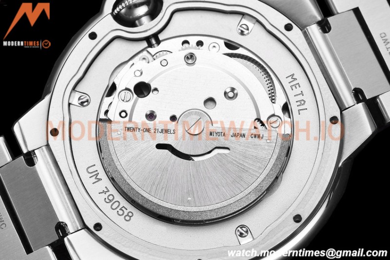 Cartier - Balion Bleu De Cartier 42mm Automatic Diamond SS/SS White GDF MY8215