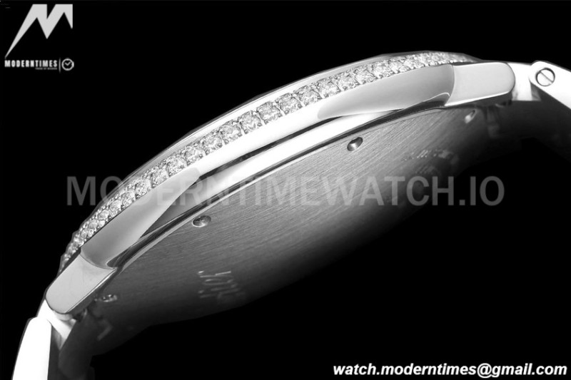 Cartier - Balion Bleu De Cartier 42mm Automatic Diamond SS/SS White GDF MY8215