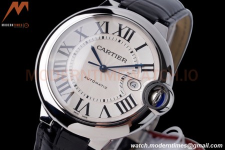 Cartier - Ballon Bleu De Cartier 42mm Automatic SS/LE White AF A2824