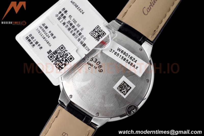 Cartier - Ballon Bleu De Cartier 42mm Automatic SS/LE White AF A2824