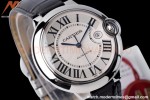 Cartier - Ballon Bleu De Cartier 42mm Automatic SS/LE White AF A2824