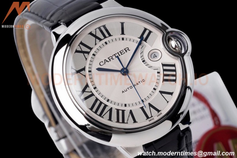 Cartier - Ballon Bleu De Cartier 42mm Automatic SS/LE White AF A2824