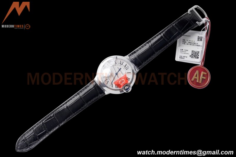 Cartier - Ballon Bleu De Cartier 42mm Automatic SS/LE White AF A2824