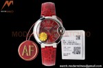 Cartier - Ballon Bleu De Cartier 33mm Automatic SS/LE Red AF NH05