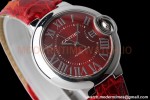 Cartier - Ballon Bleu De Cartier 33mm Automatic SS/LE Red AF NH05