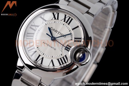 Cartier - Ballon Bleu De Cartier 33mm Automatic SS/SS White AF NH05