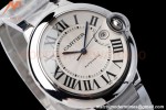 Cartier - Ballon Bleu De Cartier 42mm Automatic SS/SS White AF A2824