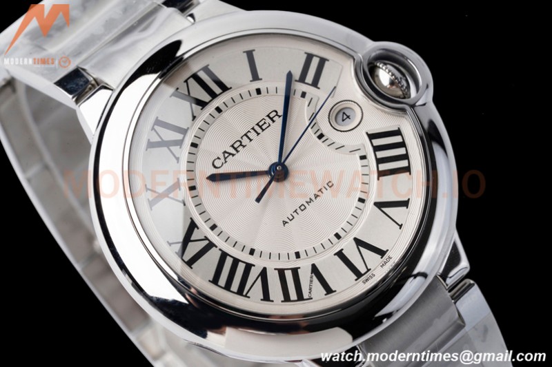 Cartier - Ballon Bleu De Cartier 42mm Automatic SS/SS White AF A2824