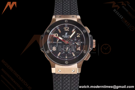 Hublot - Big Bang Chrono 44mm Cermic RG/RU Blk/Num Carbon Fiber Dial HBF A4100