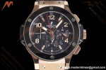 Hublot - Big Bang Chrono 44mm Cermic RG/RU Blk/Num Carbon Fiber Dial HBF A4100