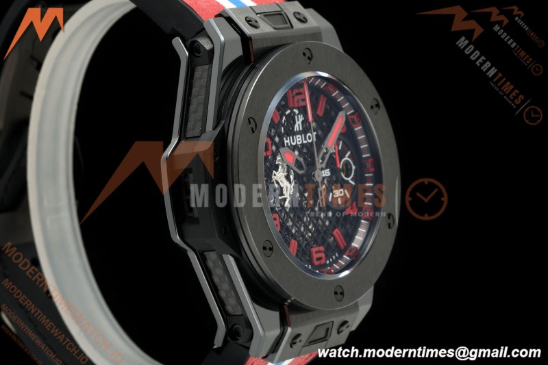 Hublot - Big Bang Ferrari Speciale 45.5mm Ceramic TI/RU Blk/Num Skeleton Dial HBBF A1241 | 위블로 - 빅뱅 페라리 스페치알레 45.5mm 세라믹 TI/RU 블랙/넘버 스켈레톤 다이얼 HBBF A1241