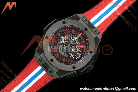 Hublot - Big Bang Ferrari Speciale 45.5mm Ceramic TI/RU Blk/Num Skeleton Dial HBBF A1241 | 위블로 - 빅뱅 페라리 스페치알레 45.5mm 세라믹 TI/RU 블랙/넘버 스켈레톤 다이얼 HBBF A1241