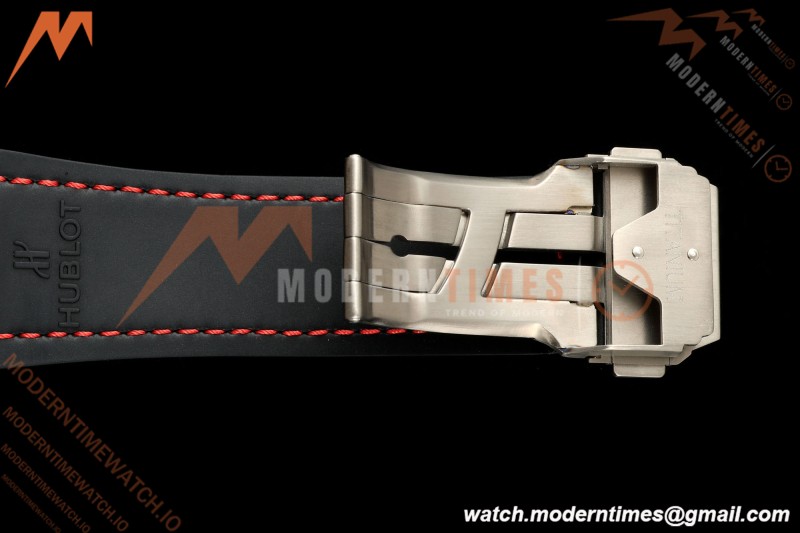 Hublot - Big Bang Ferrari Titanium 45.5mm Carbon Fiber TI/RU Blk/Num Skeleton Dial HBBF A1241