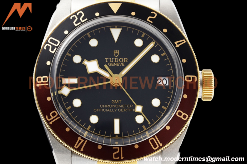 Tudor - Black Bay GMT S&G Root Beer 41mm YG/SS Black ZF A2836