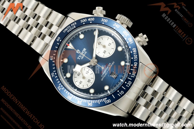Tudor - Black Bay Chrono M79360B 41mm SS/SS Blue/White BLSF A7750