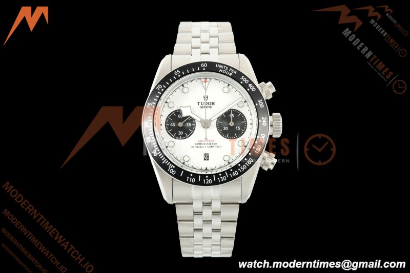 Tudor - Black Bay Chrono M79360N 41mm SS/SS White Dial BLSF A7750 | 튜더 - 블랙 베이 크로노 M79360N 41mm SS/SS 화이트 다이얼 BLSF A7750