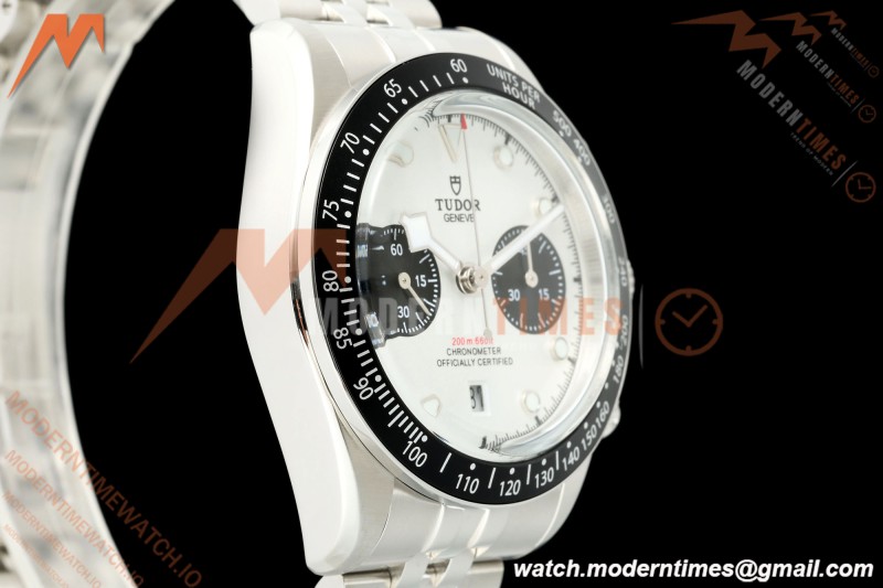Tudor - Black Bay Chrono M79360N 41mm SS/SS White Dial BLSF A7750 | 튜더 - 블랙 베이 크로노 M79360N 41mm SS/SS 화이트 다이얼 BLSF A7750