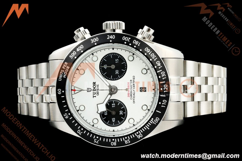 Tudor - Black Bay Chrono M79360N 41mm SS/SS White Dial BLSF A7750 | 튜더 - 블랙 베이 크로노 M79360N 41mm SS/SS 화이트 다이얼 BLSF A7750