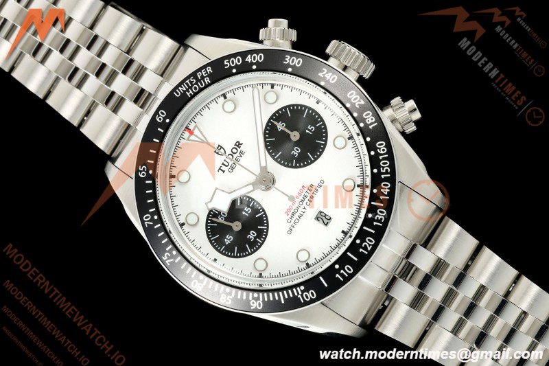 Tudor - Black Bay Chrono M79360N 41mm SS/SS White Dial BLSF A7750 | 튜더 - 블랙 베이 크로노 M79360N 41mm SS/SS 화이트 다이얼 BLSF A7750