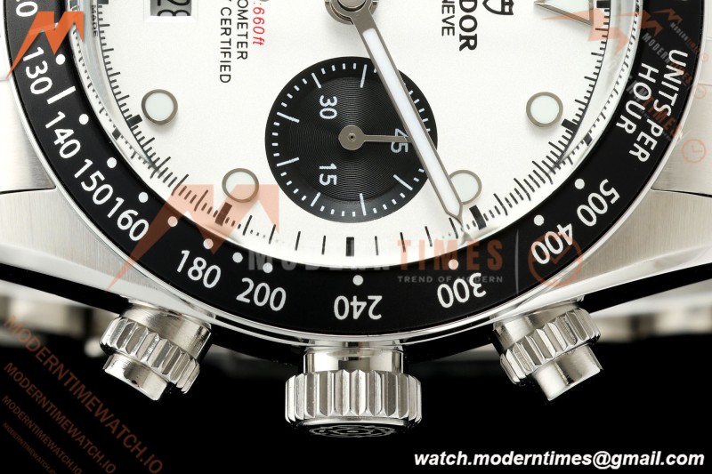Tudor - Black Bay Chrono M79360N 41mm SS/SS White Dial BLSF A7750 | 튜더 - 블랙 베이 크로노 M79360N 41mm SS/SS 화이트 다이얼 BLSF A7750