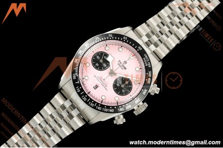 Tudor - Black Bay Chrono 79360N 41mm SS/SS Pink/Black BLSF A7750