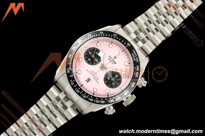 Tudor - Black Bay Chrono 79360N 41mm SS/SS Pink/Black BLSF A7750