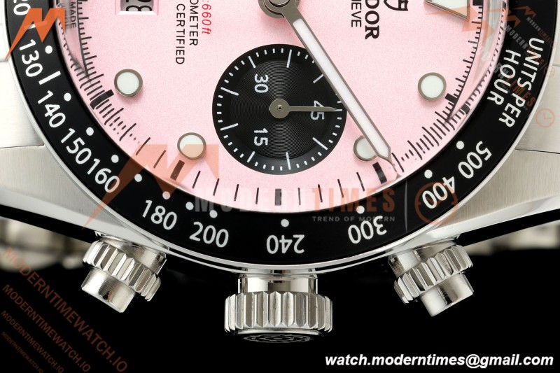 Tudor - Black Bay Chrono 79360N 41mm SS/SS Pink/Black BLSF A7750