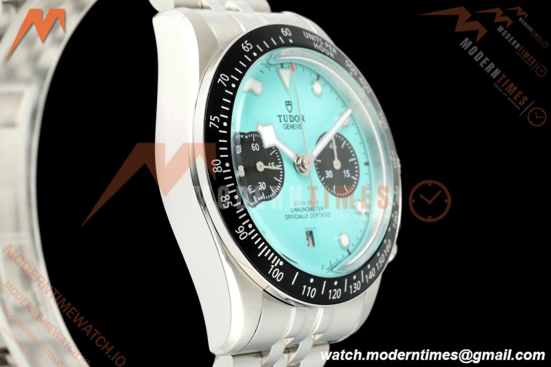 Tudor - Black Bay Chrono M79360N 41mm SS/SS Flamingo Blue/Black BLSF A7750