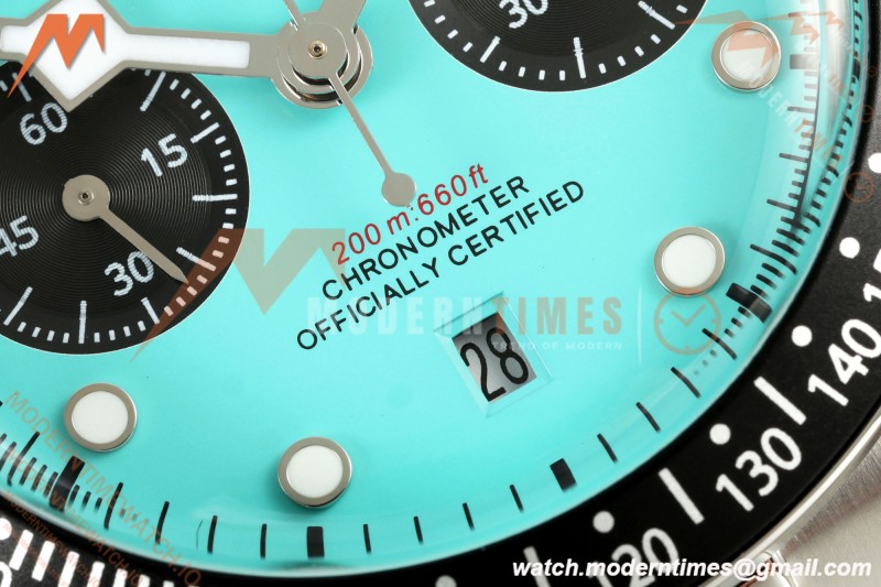 Tudor - Black Bay Chrono M79360N 41mm SS/SS Flamingo Blue/Black BLSF A7750