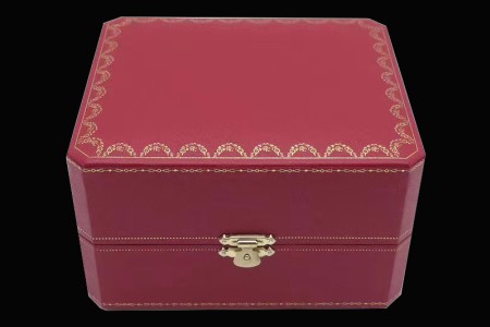 Cartier - High Quality Red Watch Box Set With Full Set of Pamphlet, Card, CD and Tag